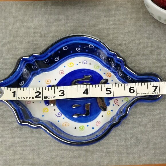 Vintage Jacob Rosenthal Dreidel Candy Dish Susan Fischer Weis Judaica Collection - Picture 7 of 15